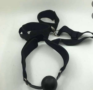 Gag&Ball w/ Wrist Restraints